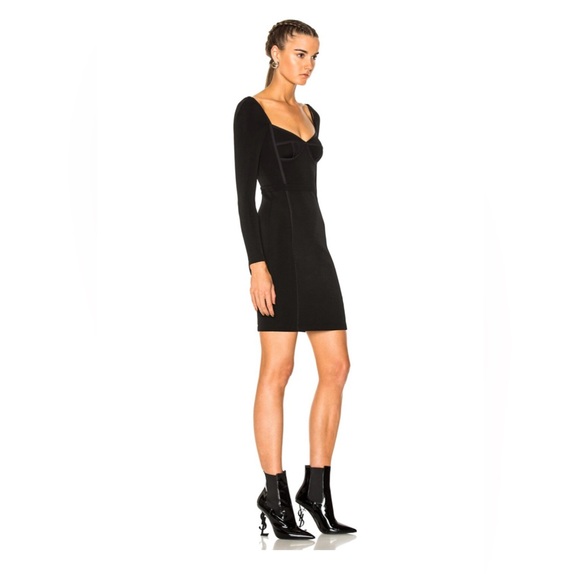 Alexander Wang Long Sleeve Fitted Dress Size 0 - Picture 2 of 6